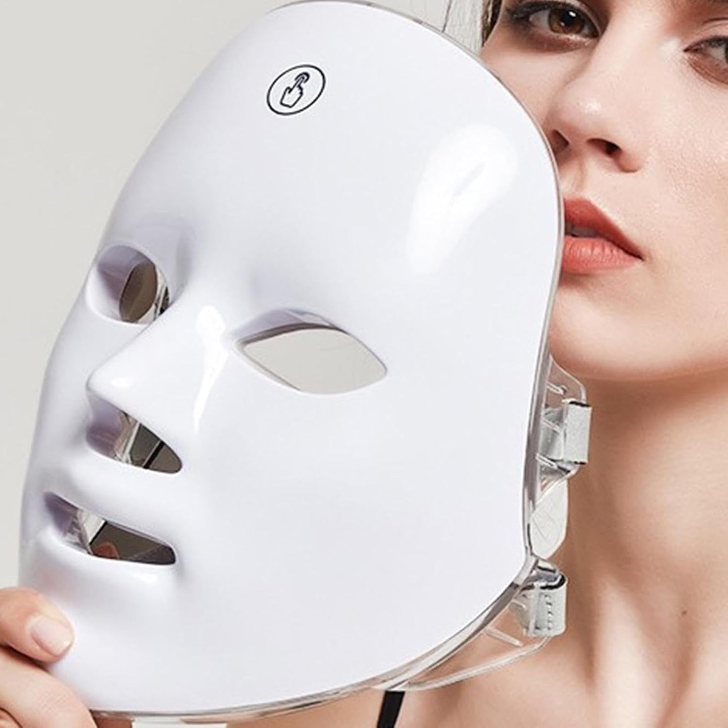 Led Face Mask Light Therapy, 7 Colors LED Light Therapy Mask for Facial Skin Care, Colorful LED Beauty Mask, Led Mask Therapy Facial