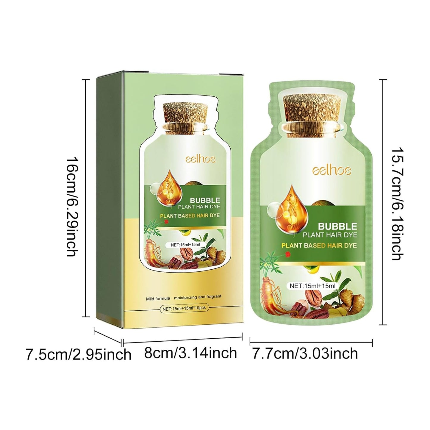 Ellehoe - Bubble Paint Hair Dye (Original)