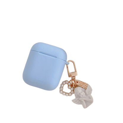 Compatible with Apple, Compatible with Apple , Little Angel Earphone Cover Suitable For Airpods Protective Cover Personality Creative Female Tide Soft Shell Silicone
