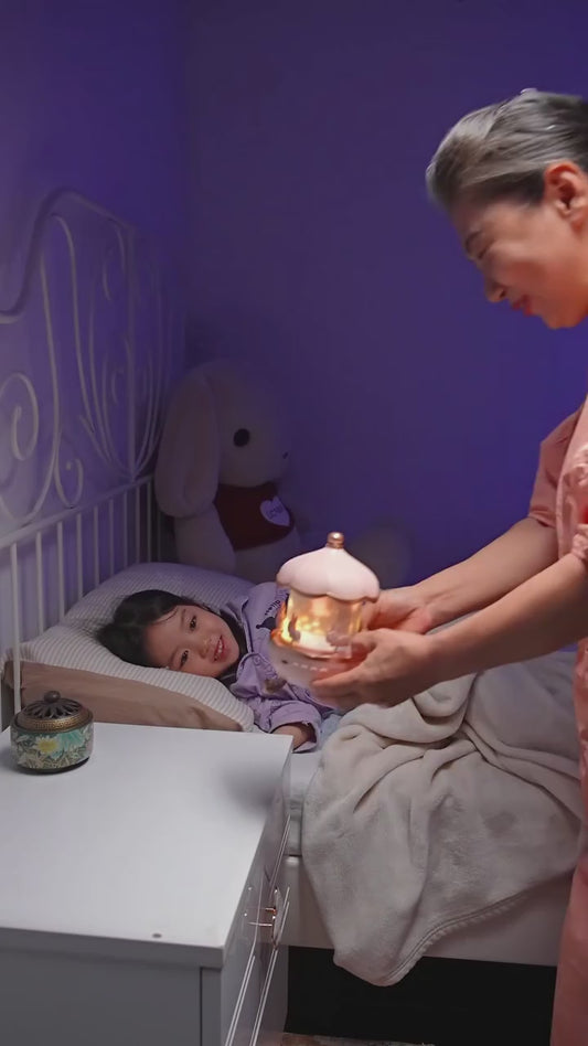 Bunny LED Night Light Projector – Cute Room Decor for Kids